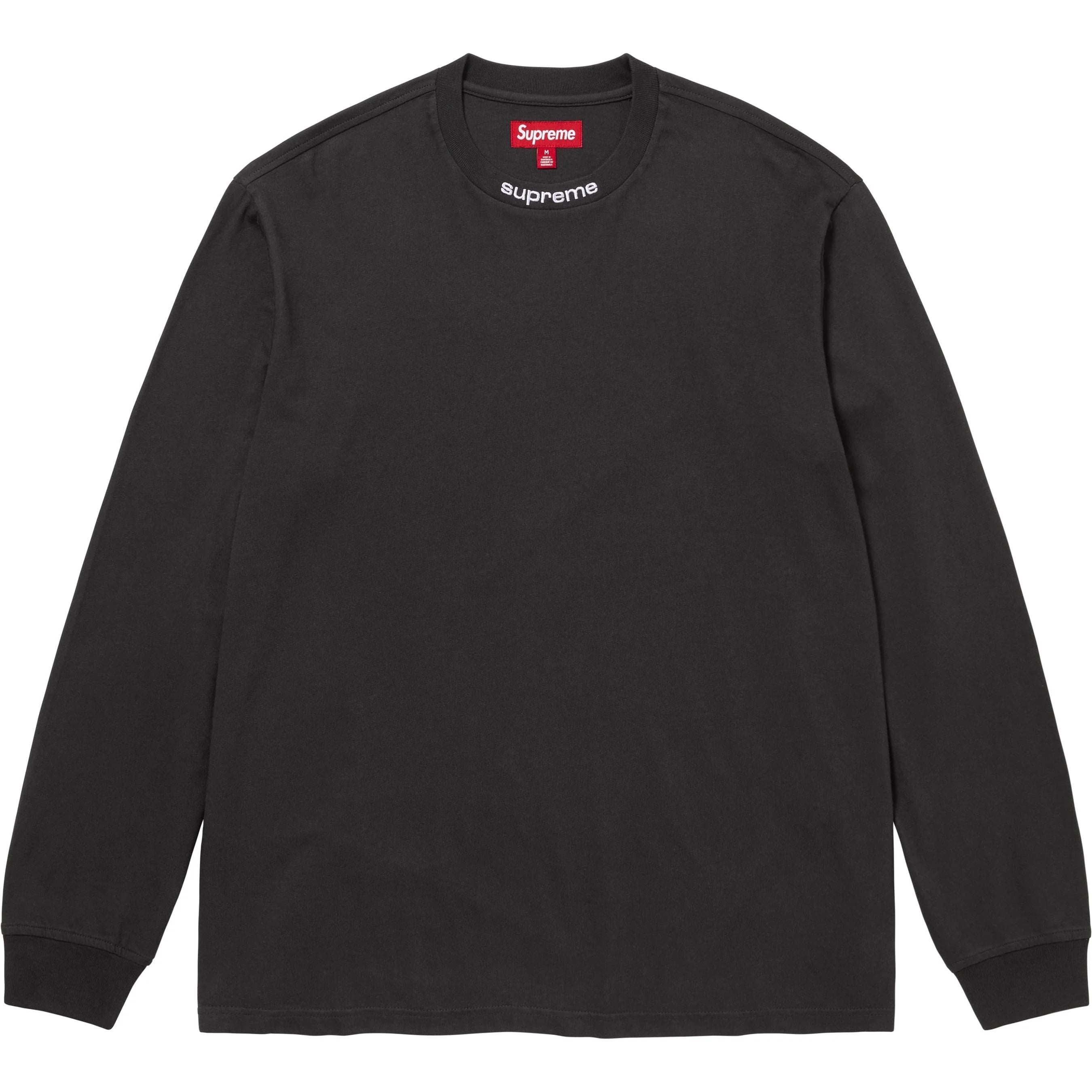 Embroidered Collar L/S Top view 3